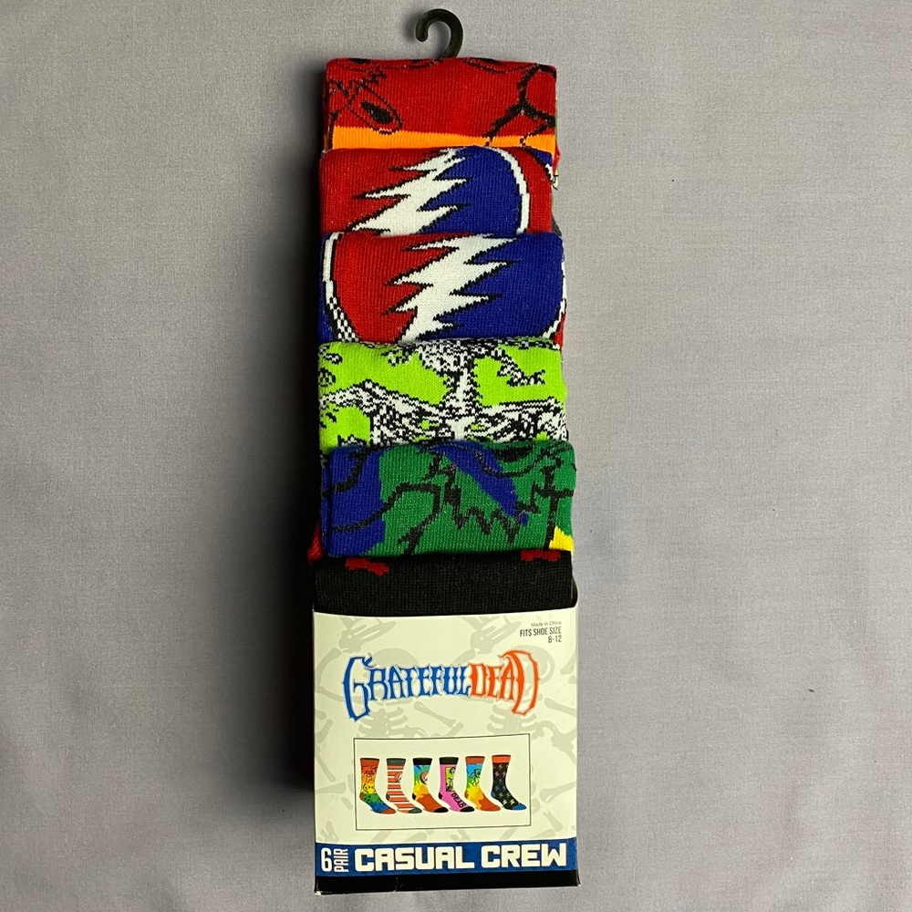 Grateful Dead Casual Crew Socks